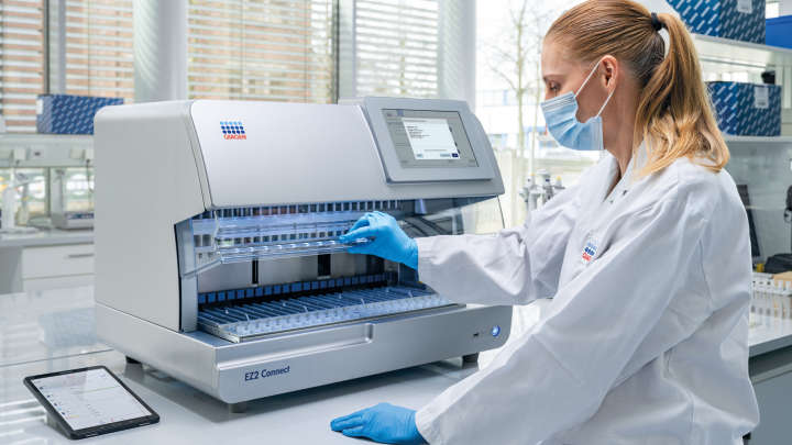 Working on EZ2 Connect in lab