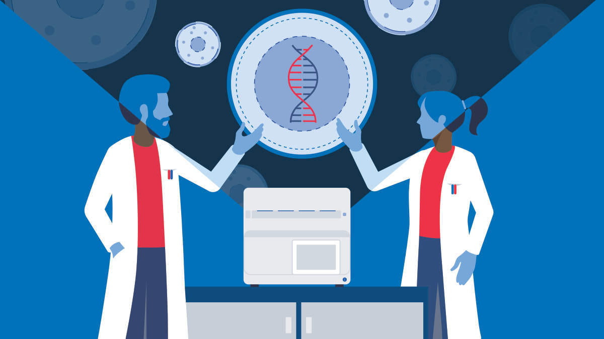 dPCR Biopharma illustration