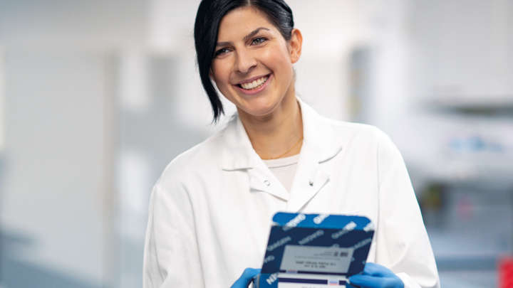 Young scientist using QIAseq Targeted DNA Pro Panels