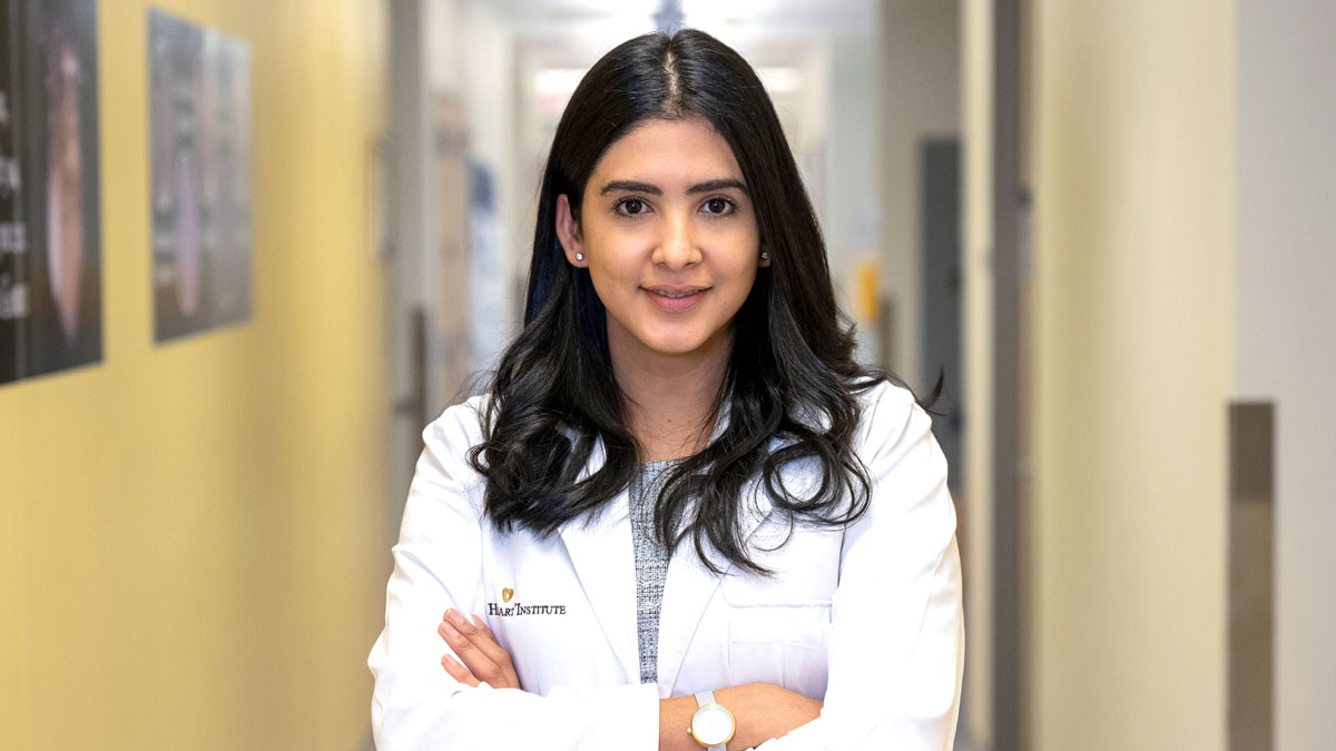 Female scientist