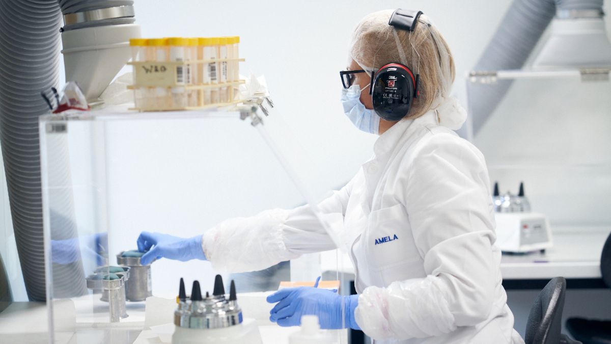Woman in lab